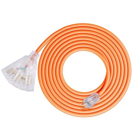 12 Gauge Heavy Duty Extension Cord 3 Outlet Sjtw Indooroutdoor Exte Pricetronic