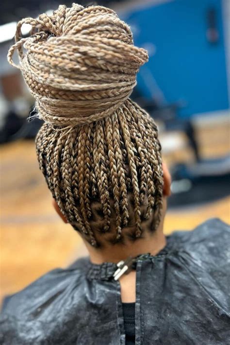 25 Trendy Looks For Mixed Blonde Knotless Braids In 2023 Lookosm