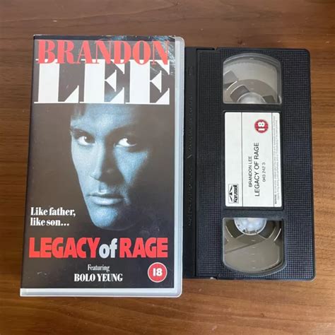 Legacy Of Rage Vhs Video Tape Brandon Lee Bolo Yeung £599