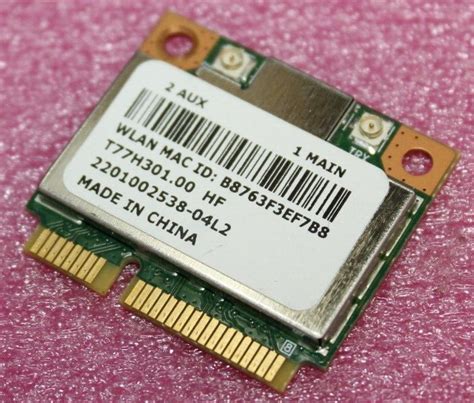 Atheros Ar B N Wlan Wifi Pcie Half Oem T H Hb Ebay