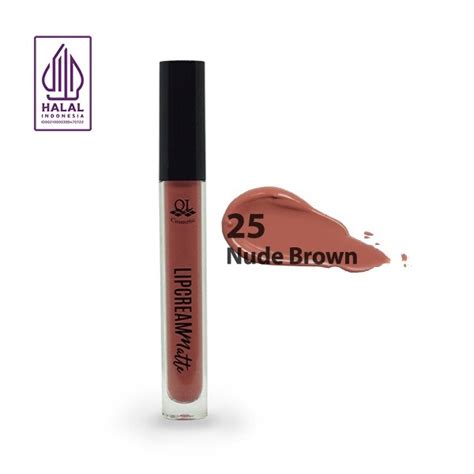 Ql Lip Cream Matte Series Nude Original Lazada Indonesia