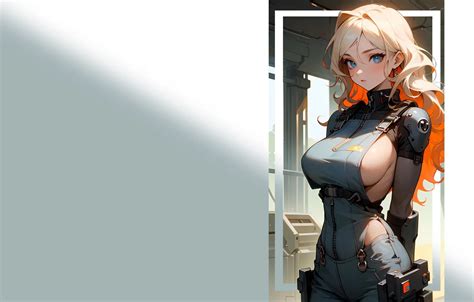 Wallpaper Girl Hot Sexy Boobs Sexy Girl Anime Pretty Blonde For Mobile And Desktop