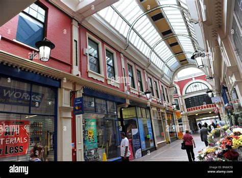 Walsall Victorian Shopping Arcade West Midlands England Uk Stock Photo