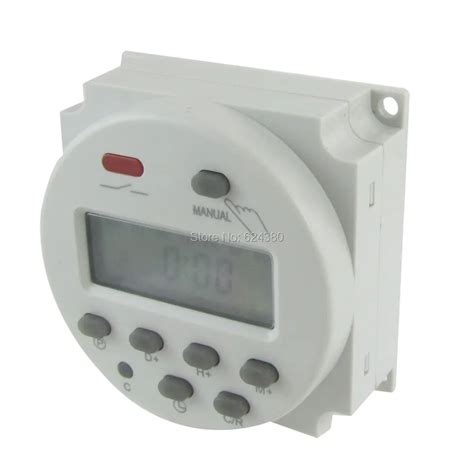 디지털 LCD 전원 프로그래밍 가능 타이머, CN101 AC/DC 12V 24V AC110V AC220V, 시간 스위치 릴레이 ...