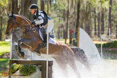 Jumping Horses Cross Country At Red Hills International Horse Trials