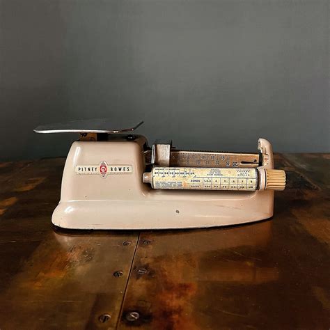 Vintage Postal Scale Pitney Bowes 16 Oz Postage Scale Etsy