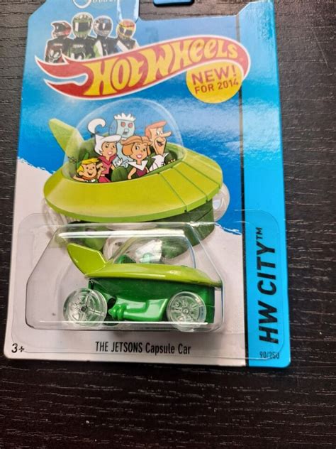 Hot Wheels HW City The Jetsons Capsule Car New 2014 Hanna Barbera