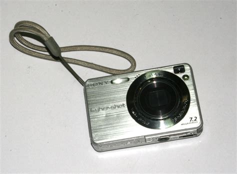 Sony Cyber-Shot DSC-W120 Super Steady Shot 7.2MP Digital Camera Battery ...