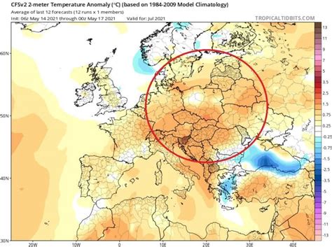 Pogoda długoterminowa na cały lipiec 2021 Okresami krótki upał