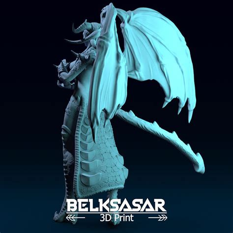 Demoness Mage Normal And Nude 3D Model 3D Printable CGTrader