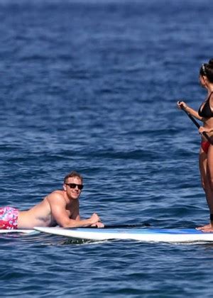 Catherine Giudici In Bikini Paddleboarding In Maui Gotceleb