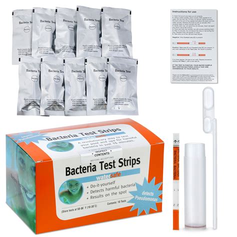 Watersafe Rapid Bacteria Box Of 10 Tests Silver Lake Research