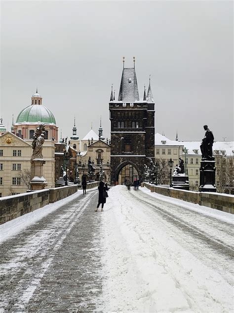 Charles Bridge Prague Winter - Free photo on Pixabay - Pixabay