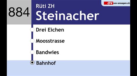 Vzo Ansagen Ortsbus R Ti Zh Bahnhof Rundkurs Via Bergacher