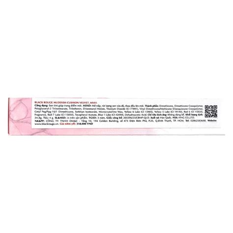 Son Kem Black Rouge MV Peach Pudding Cam Đào Nude g Hasaki vn