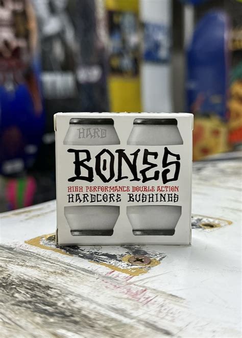 BONES Hardcore Bushings White Hilltop Skateshop