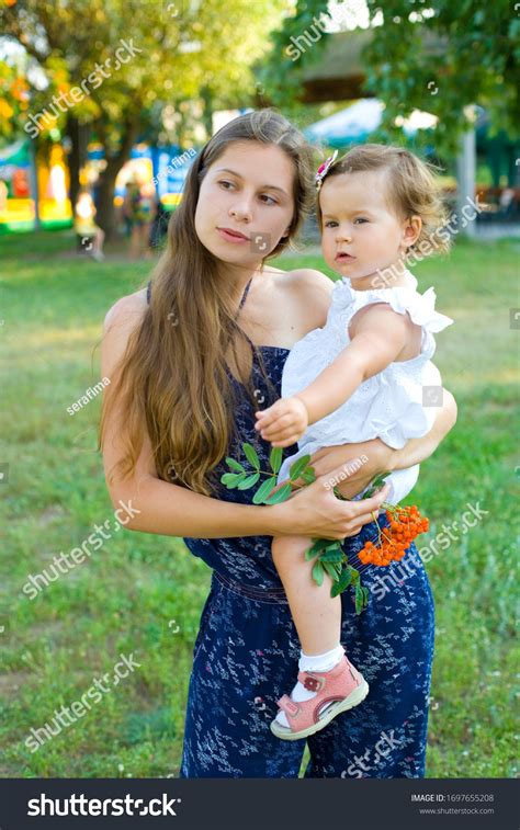 Cute Slender Longhaired Brunette Pretty Baby Stock Photo Edit Now