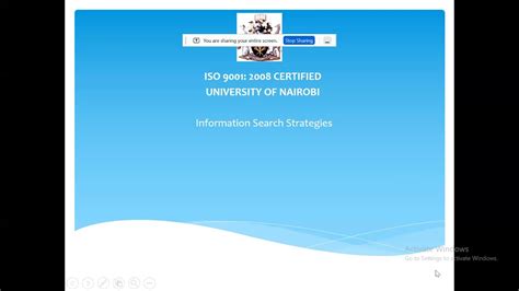 Information Searching Skills And Strategies Youtube