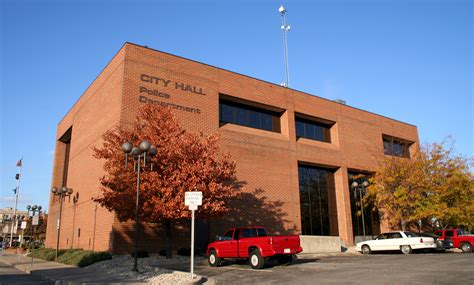 City Hall and Police Department building in Kokomo, Indiana image
