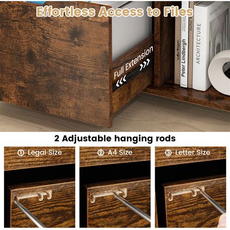 3 Drawer Printer Stand Cabinet
