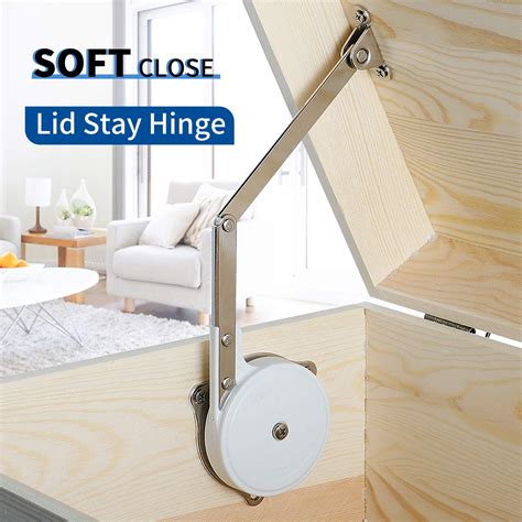 Buy Lid Stay Hinge Soft Close Safety Lid Support Toy Box Hinge 25 50lb