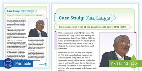 Pius Langa Twinkl South Africa Teaching Resources