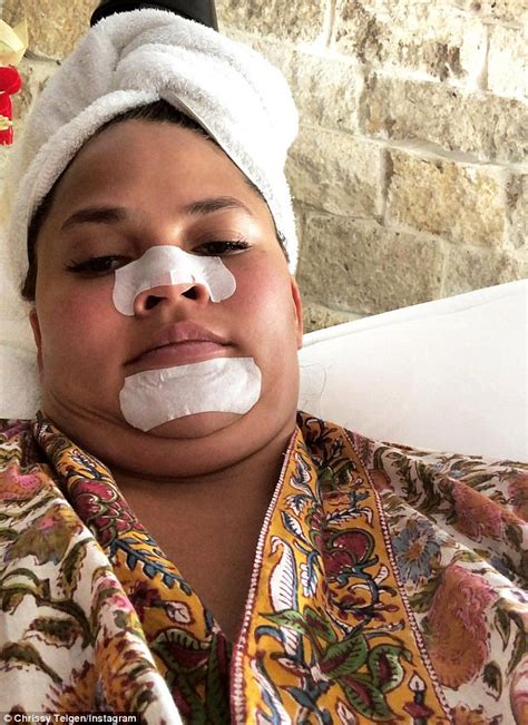 Chrissy Teigen Hilariously Shares Unflattering Double Chin Selfie