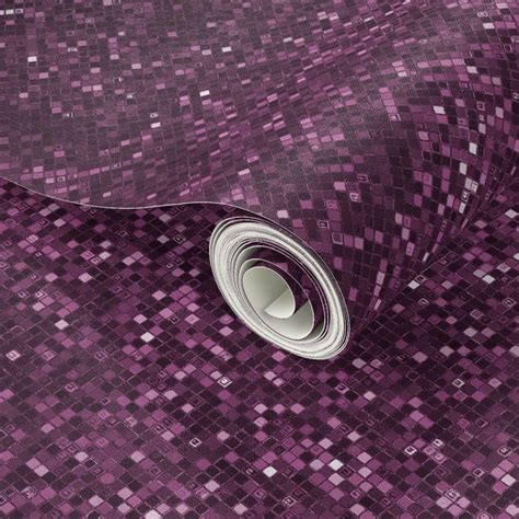 Magenta Metallicchic Viva Magenta Wallpaper Spoonflower