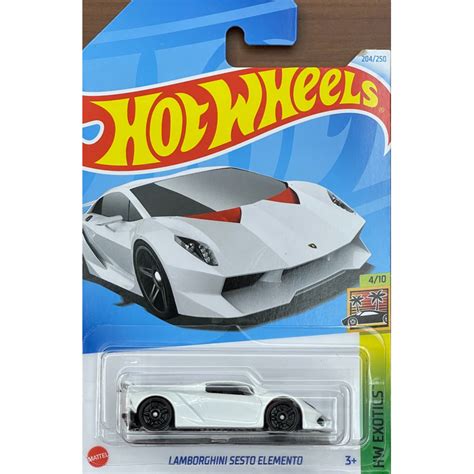 風火輪 Hot Wheels 24K 24L 藍寶堅尼 LAMBORGHINI SESTO ELEMENTO 超跑 蝦皮購物