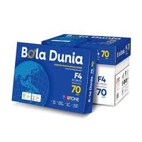 KERTAS HVS F4 70 GR BOLA DUNIA