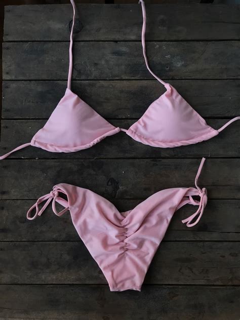 Nude Pink Bikini Women S Fashion Swimwear Bikinis Swimsuits On Carousell