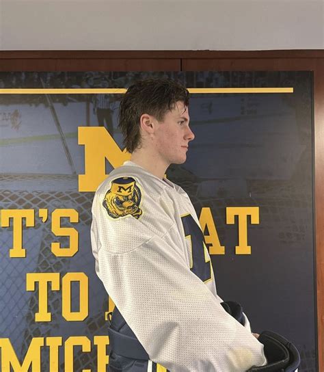 Pin By Leah O On Gods Greatest Creation Michigan Hockey Stars Hockey Hot Hockey Players