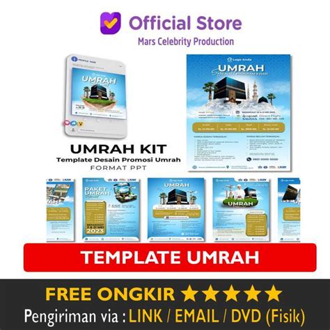 Jual Template Ppt Travel Umroh Umrah Syawal Keberangkatan Naik Haji