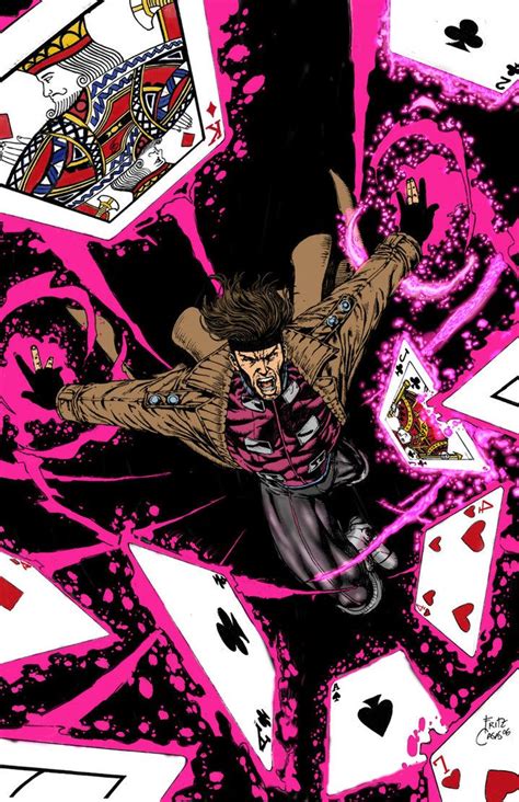 Gambit Full Deck Wip 2 Marvel Art Gambit Marvel Marvel Comics Art