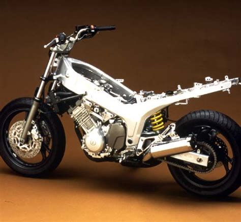 Yamaha Motorcycle Parked on Brown Floor