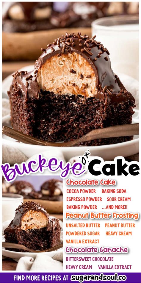 Easy Buckeye Cake Sugar And Soul