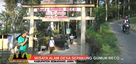 serunya berjalan  ondo langit wisata desa sepakung pemerintah