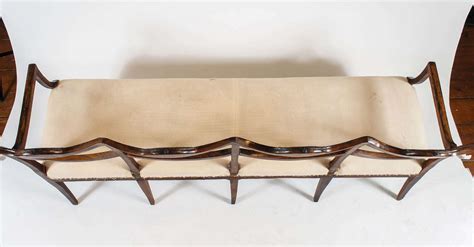 Rare Italian Suite Of Six Chairs And Settee C 1810 At 1stdibs
