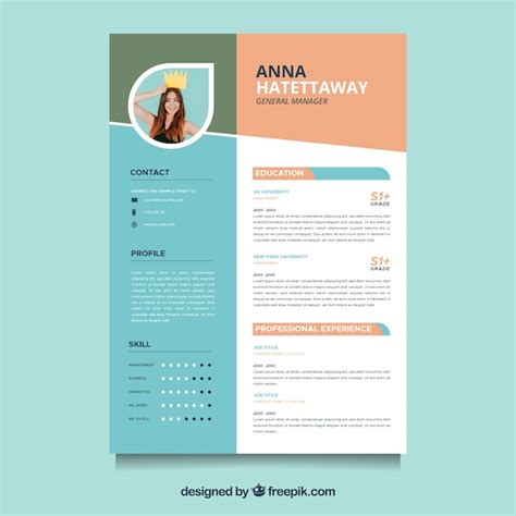 Free Vector | Modern resume template