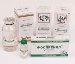 Фоспренил для собак: инструкция и показания к применению, отзывы, цена