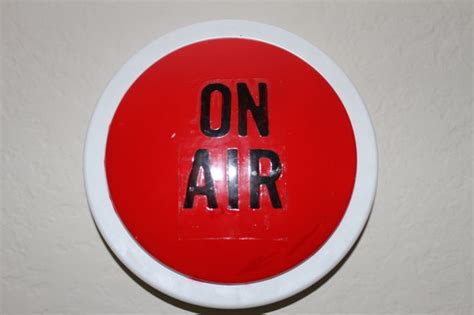 My On Air Sign Outside Studio C On Air Sign Studio C Studio