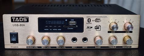 USB-80A Amplifier with Pre-amplifier - TADS Audio