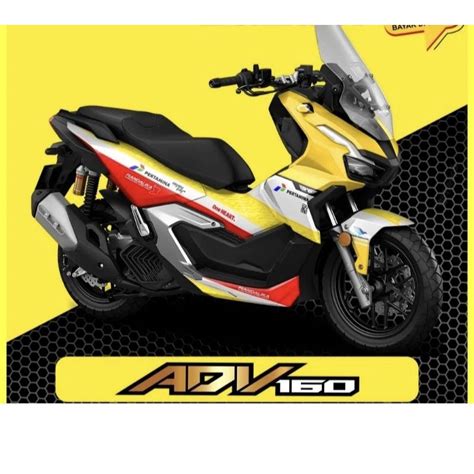 Honda Adv Motorcycle Variation Sticker Decal Striping Fullbody