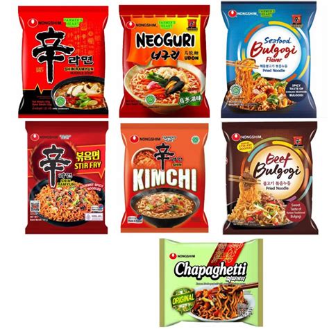 Jual Nongshim Neoguri Udon Mie Instan Korea Shin Ramyun Mushroom Kimchi