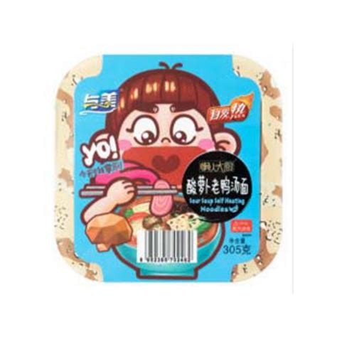 CN YuMei Instant Noodle Pickled Radish Old Duck Hot Pot 12x305g Herman Kuijper
