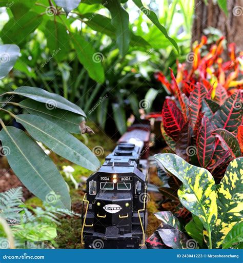 NY Holiday Train Show at New York Botanical Garden in Bronx, New York