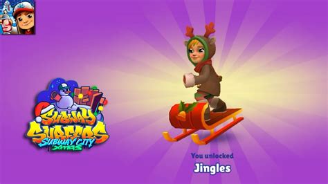 Unlocking Jingles Subway Surfers Subway City X Mas Youtube