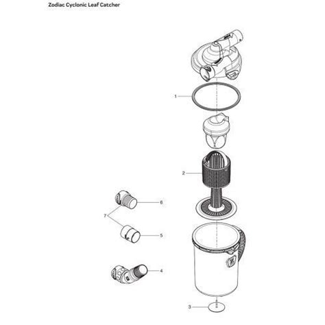 Zodiac Cyclonic Leaf Catcher Strainer A0203900 Pool Cleaner Spare Part