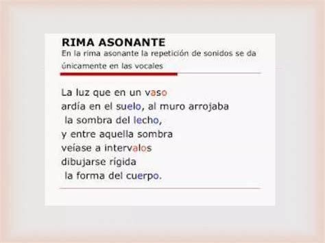 Rima Consonante Ejemplos 6