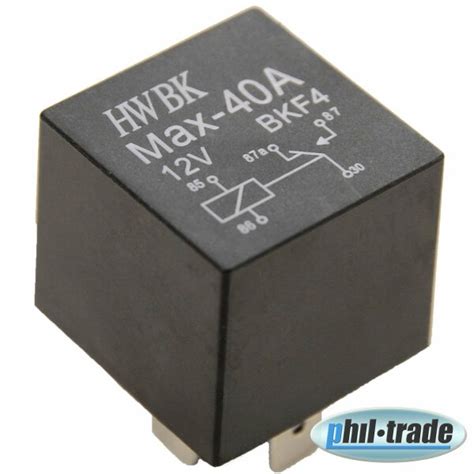 1 Piece Change Relay JD1914 BKF4 12V 40A 5 Pole Shift Car 30 85 86 87